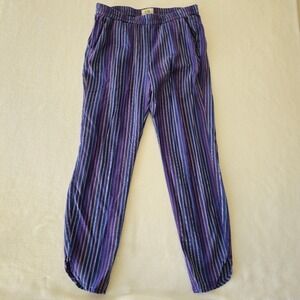 Marine Layer Striped Blue and Purple Womans Pants Size M